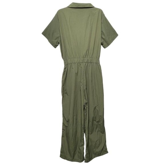 Fabletics Woven Flight Suit in Utility Green XL - Picture 6 of 12